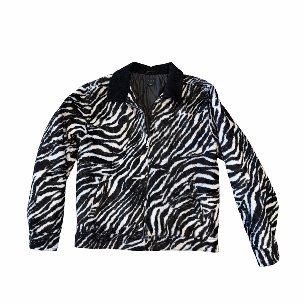 Obey Zebra Print Jacket